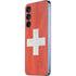 Switzerland Flag Distressed Galaxy A55 5G Skin